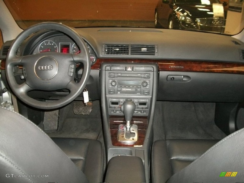 2003 Audi A4 3.0 quattro Avant Ebony Dashboard Photo #52216582