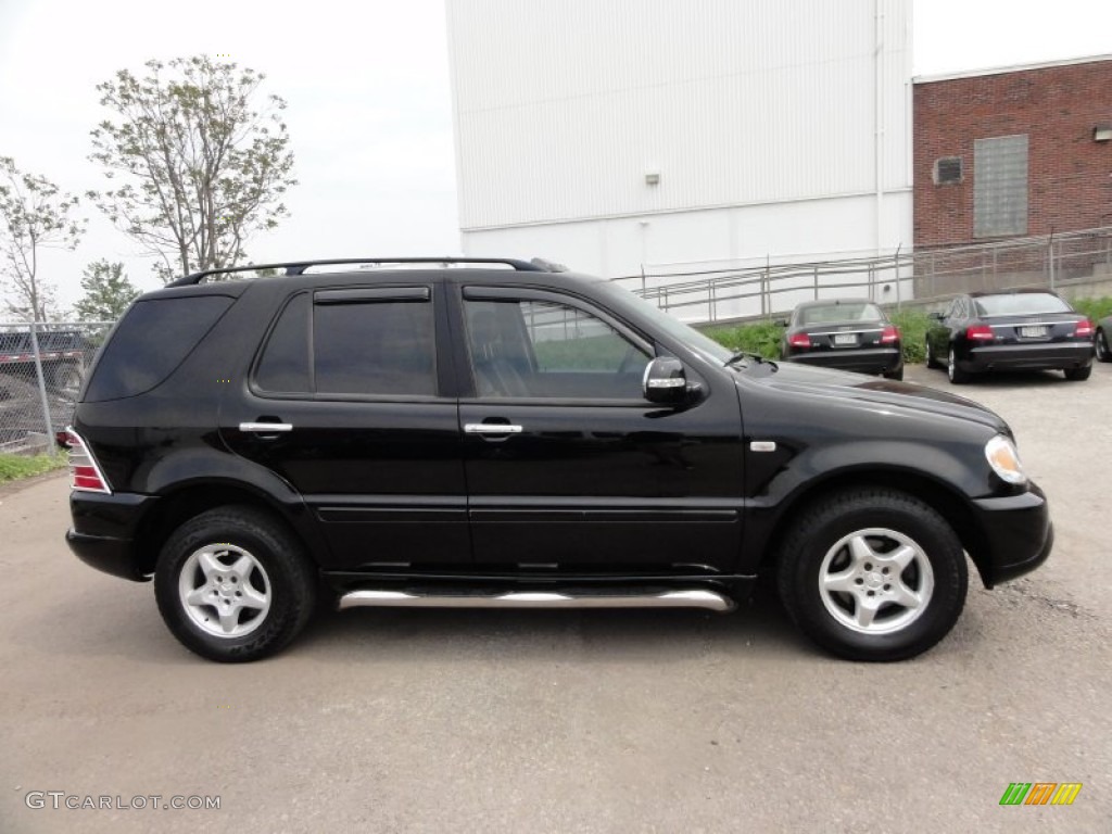 Black 2001 Mercedes-Benz ML 320 4Matic Exterior Photo #52216618