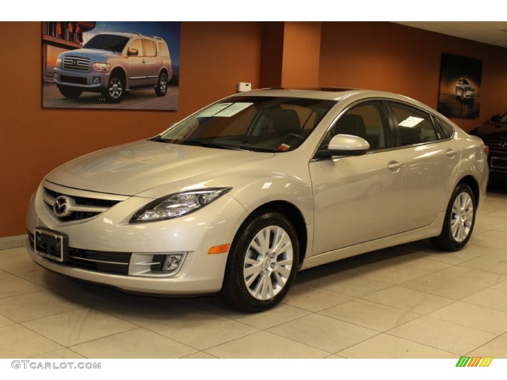 2009 MAZDA6 i Grand Touring - Smokestone Mica / Black photo #1