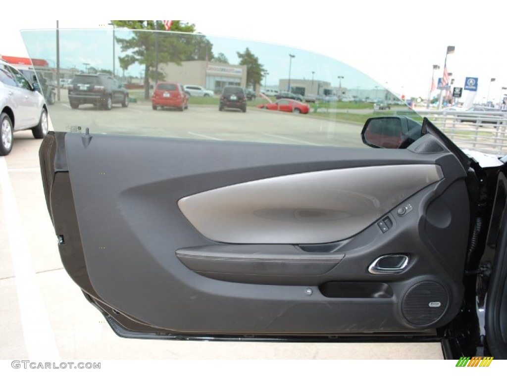 2010 Chevrolet Camaro SS/RS Coupe Black Door Panel Photo #52216765
