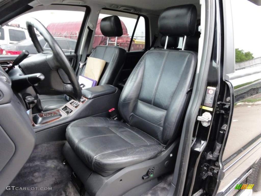 Charcoal Interior 2001 Mercedes-Benz ML 320 4Matic Photo #52216804