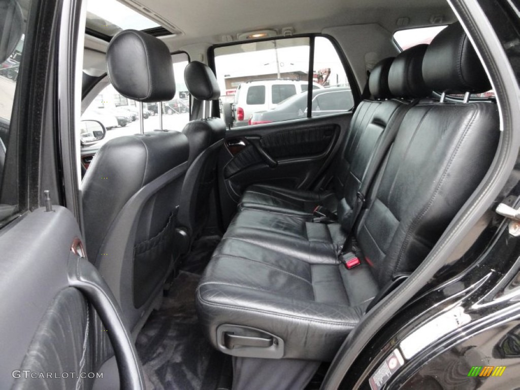 Charcoal Interior 2001 Mercedes-Benz ML 320 4Matic Photo #52216960