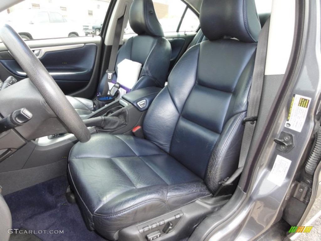 R Nordkap Black/Blue Metallic Interior 2005 Volvo S60 R AWD Photo #52217584