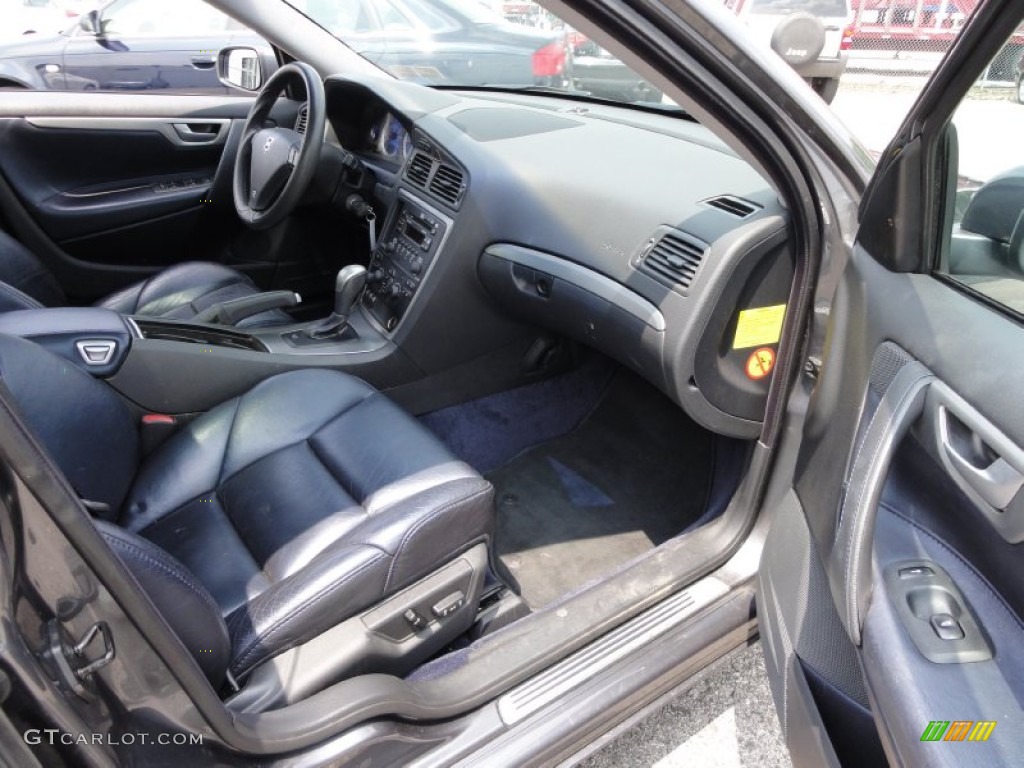 R Nordkap Black/Blue Metallic Interior 2005 Volvo S60 R AWD Photo #52217599