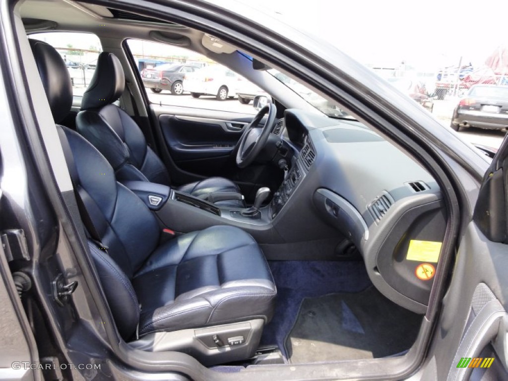 R Nordkap Black/Blue Metallic Interior 2005 Volvo S60 R AWD Photo #52217629