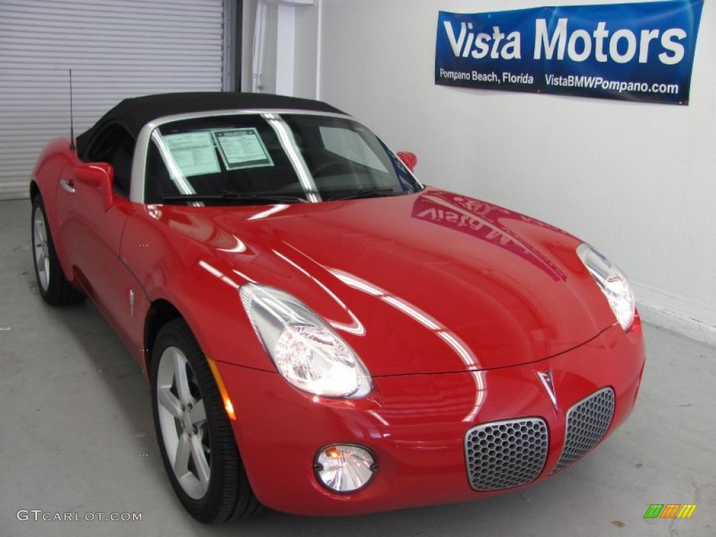 2009 Solstice Roadster - Aggressive Red / Ebony photo #1