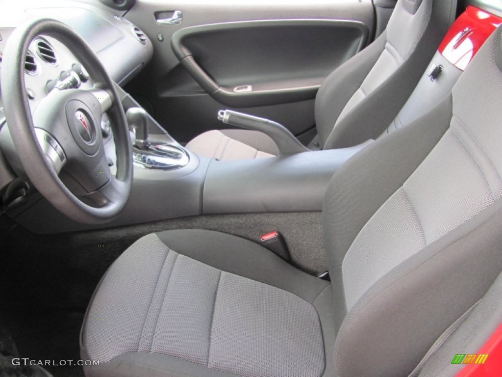 Ebony Interior 2009 Pontiac Solstice Roadster Photo #52217998