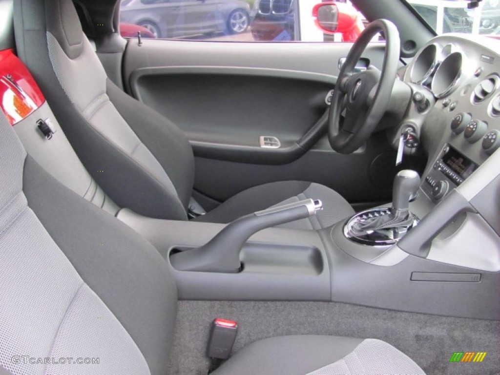 Ebony Interior 2009 Pontiac Solstice Roadster Photo #52218040