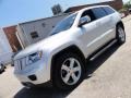 2011 Bright Silver Metallic Jeep Grand Cherokee Overland 4x4  photo #2