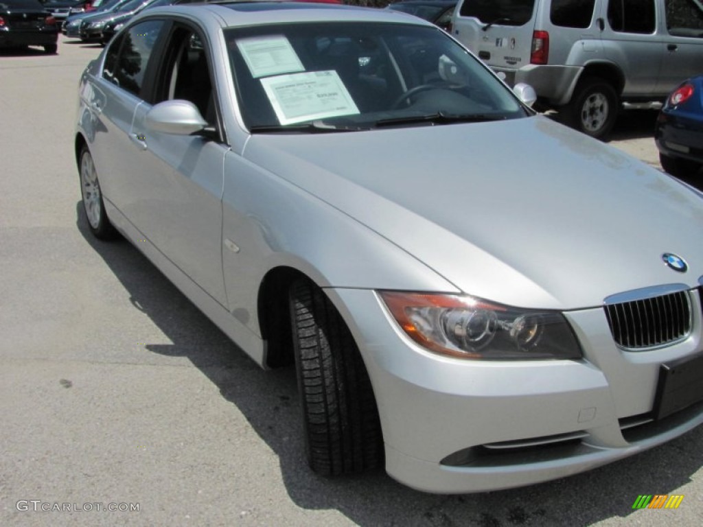 2008 3 Series 335i Sedan - Titanium Silver Metallic / Black photo #9
