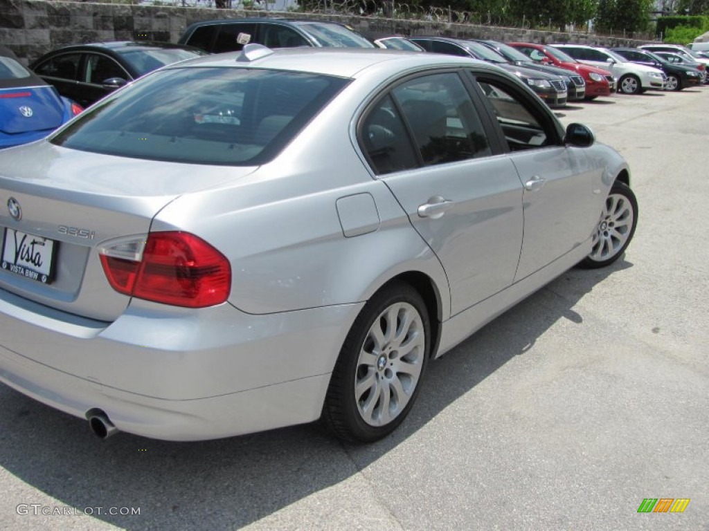 2008 3 Series 335i Sedan - Titanium Silver Metallic / Black photo #11