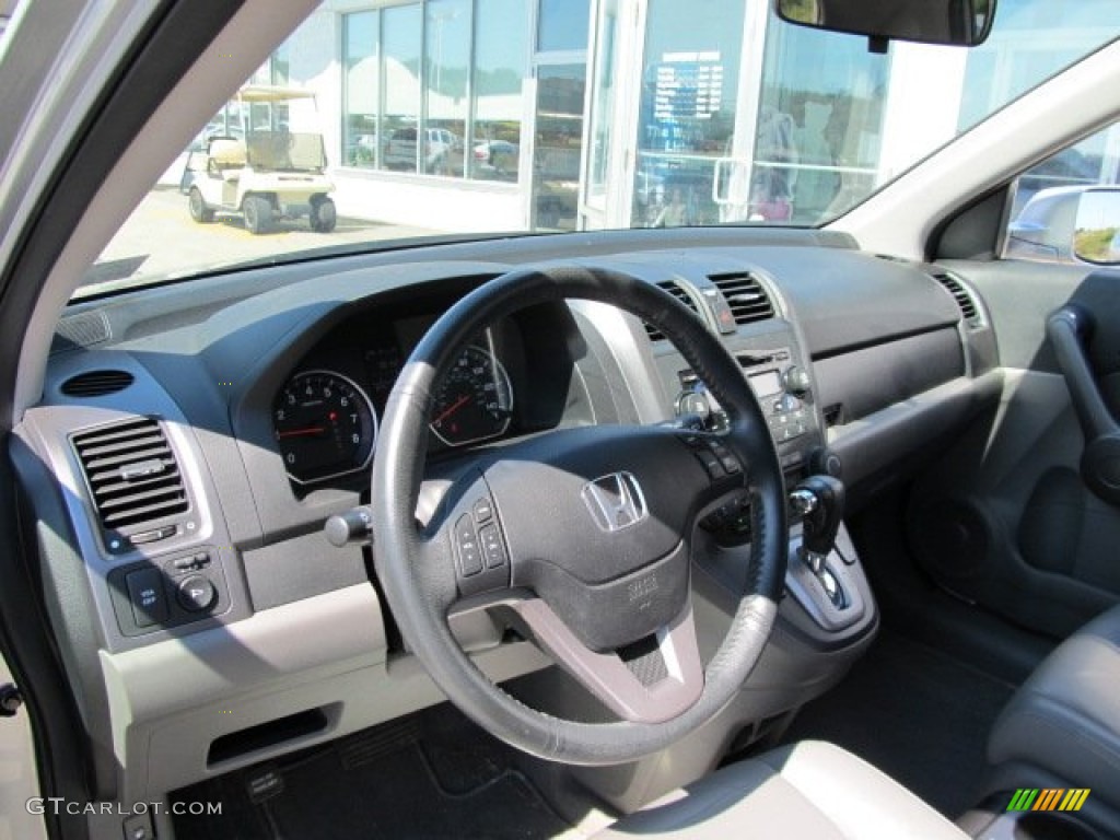 2009 CR-V EX-L 4WD - Alabaster Silver Metallic / Gray photo #13