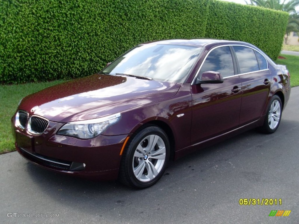 2010 5 Series 528i Sedan - Barbera Red Metallic / Cream Beige photo #1