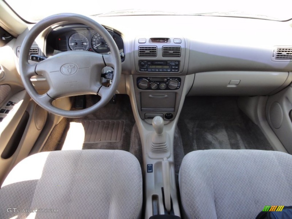 1999 Corolla CE - Dark Emerald Pearl / Pebble Beige photo #27