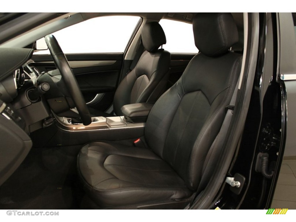 Ebony Interior 2008 Cadillac CTS 4 AWD Sedan Photo #52219702