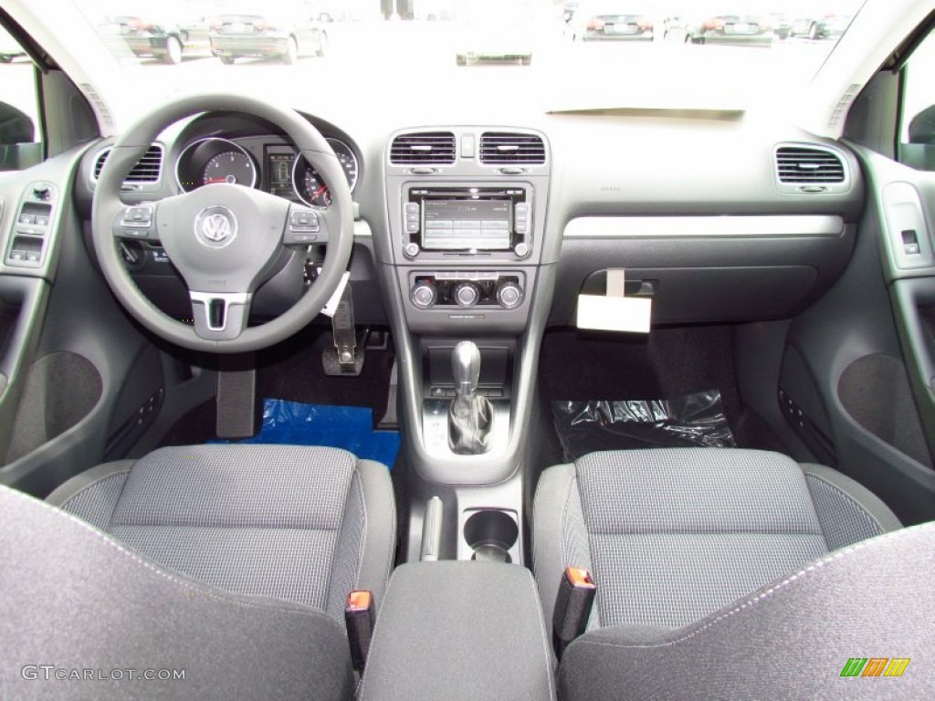 2012 Volkswagen Golf 4 Door TDI Titan Black Dashboard Photo #52220821