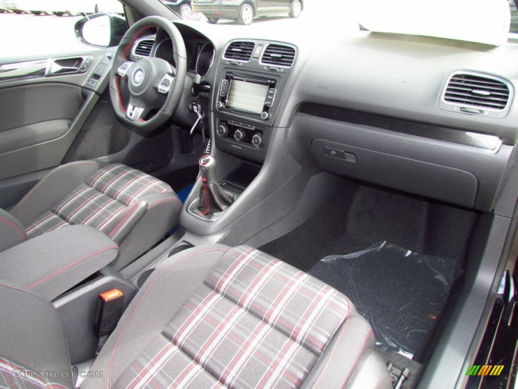 2012 Volkswagen GTI 2 Door Interlagos Plaid Cloth Dashboard Photo #52221106