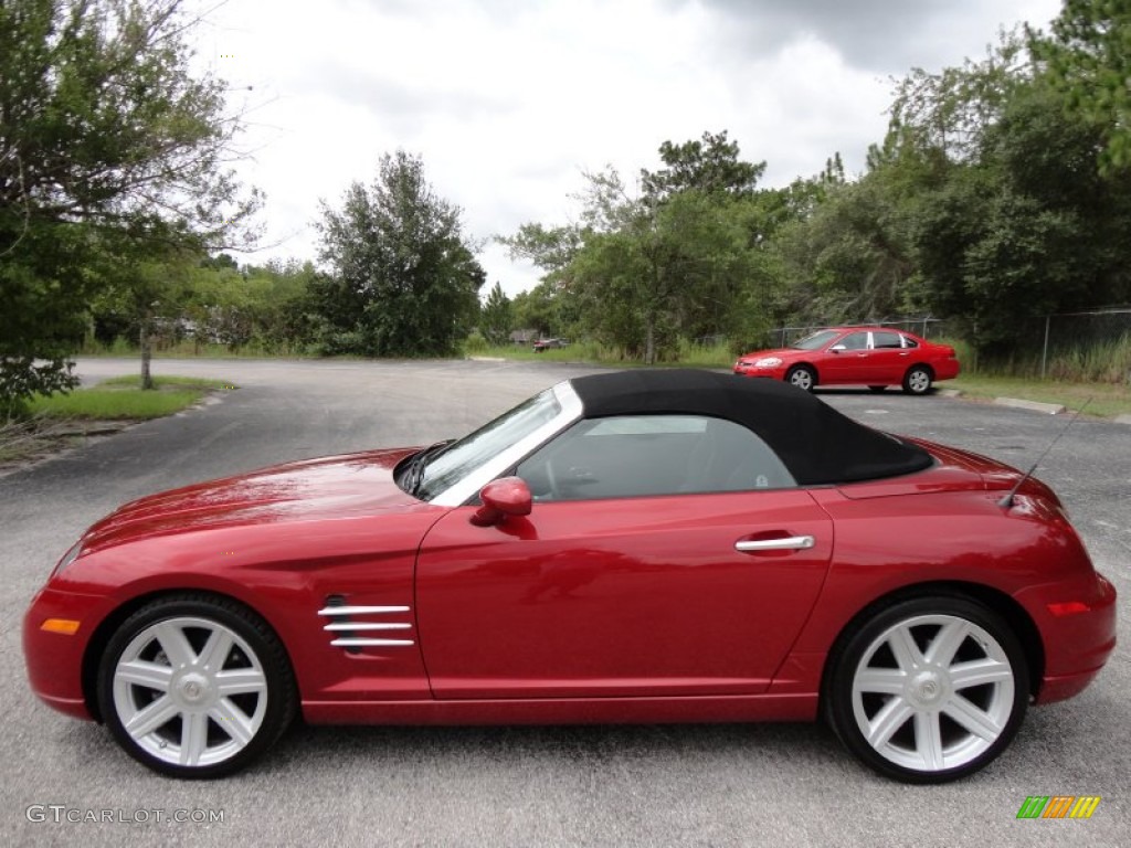 Blaze Red Crystal Pearlcoat 2005 Chrysler Crossfire Limited Roadster Exterior Photo #52221148