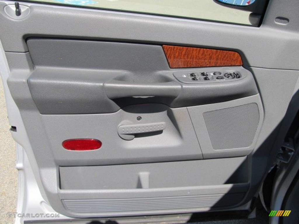 2006 Ram 1500 SLT Quad Cab 4x4 - Bright Silver Metallic / Medium Slate Gray photo #13