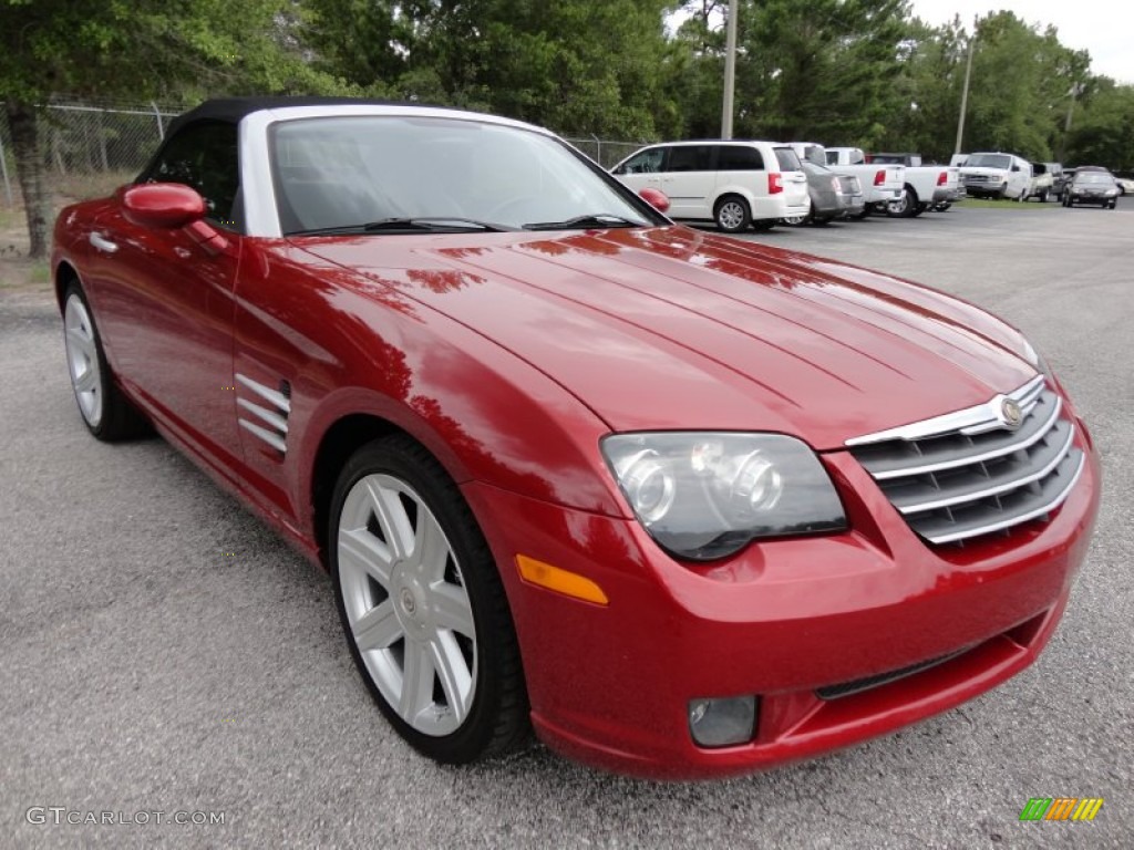 Blaze Red Crystal Pearlcoat 2005 Chrysler Crossfire Limited Roadster Exterior Photo #52221283
