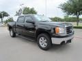 2008 Onyx Black GMC Sierra 1500 SLT Crew Cab 4x4  photo #7