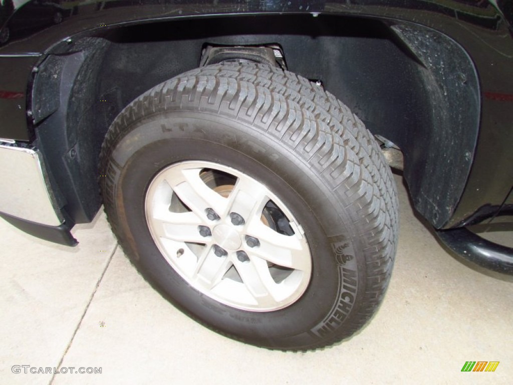 2008 Sierra 1500 SLT Crew Cab 4x4 - Onyx Black / Light Titanium photo #20