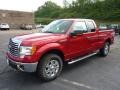 2011 Red Candy Metallic Ford F150 XLT SuperCab 4x4  photo #5