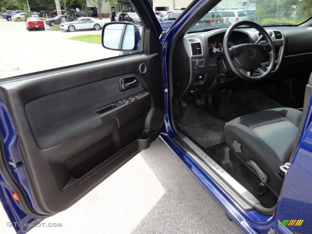 2009 Colorado LT Crew Cab - Deep Navy Blue / Ebony photo #4