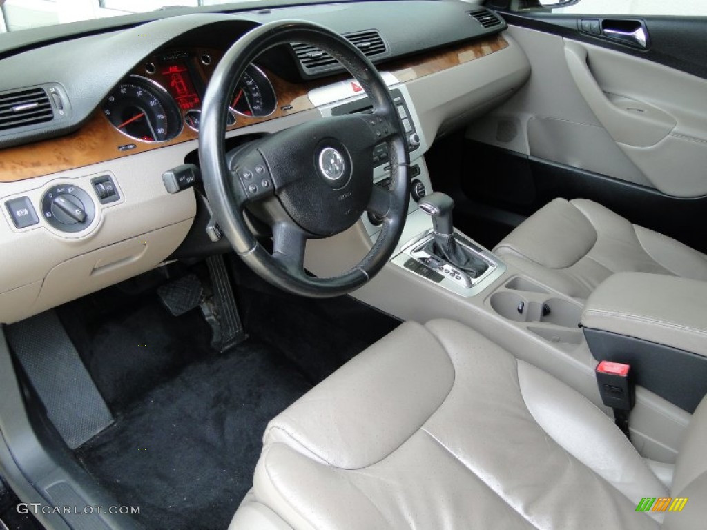 Black Interior 2007 Volkswagen Passat 2.0T Sedan Photo #52223732