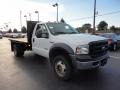 Oxford White - F450 Super Duty XL Regular Cab 4x4 Stake Truck Photo No. 4