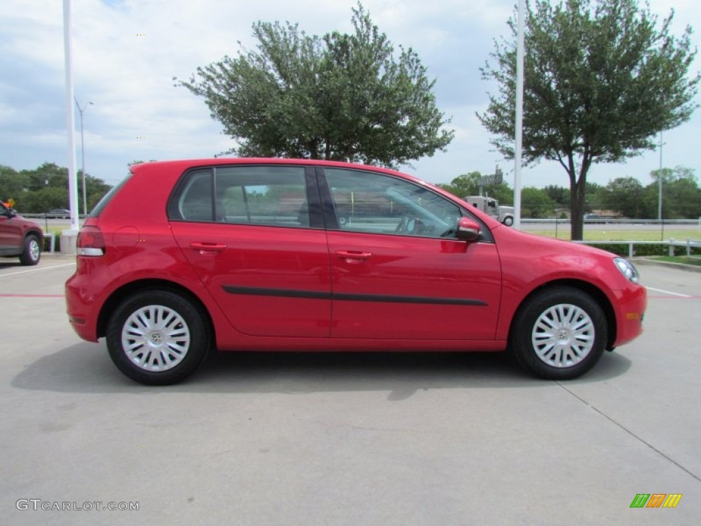 Tornado Red 2010 Volkswagen Golf 4 Door Exterior Photo #52224370