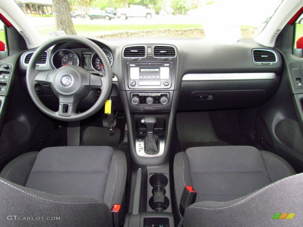 2010 Volkswagen Golf 4 Door Titan Black Dashboard Photo #52224499