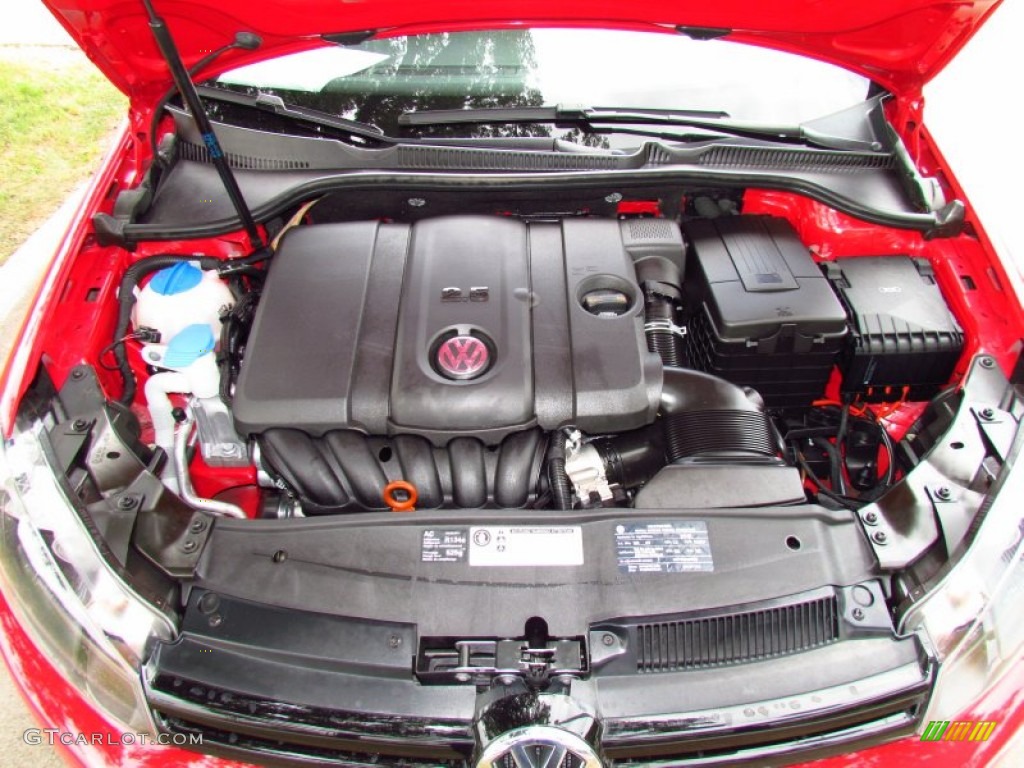 2010 Volkswagen Golf 4 Door 2.5 Liter DOHC 20-Valve 5 Cylinder Engine Photo #52224571