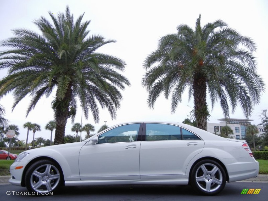 Arctic White 2008 Mercedes-Benz S 550 Sedan Exterior Photo #52224583