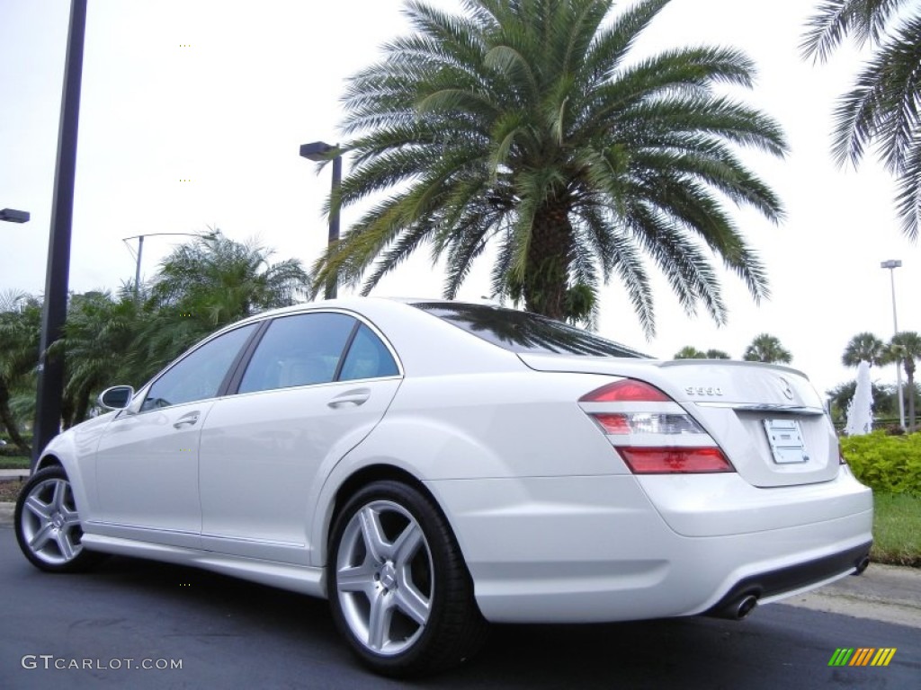 Arctic White 2008 Mercedes-Benz S 550 Sedan Exterior Photo #52224688