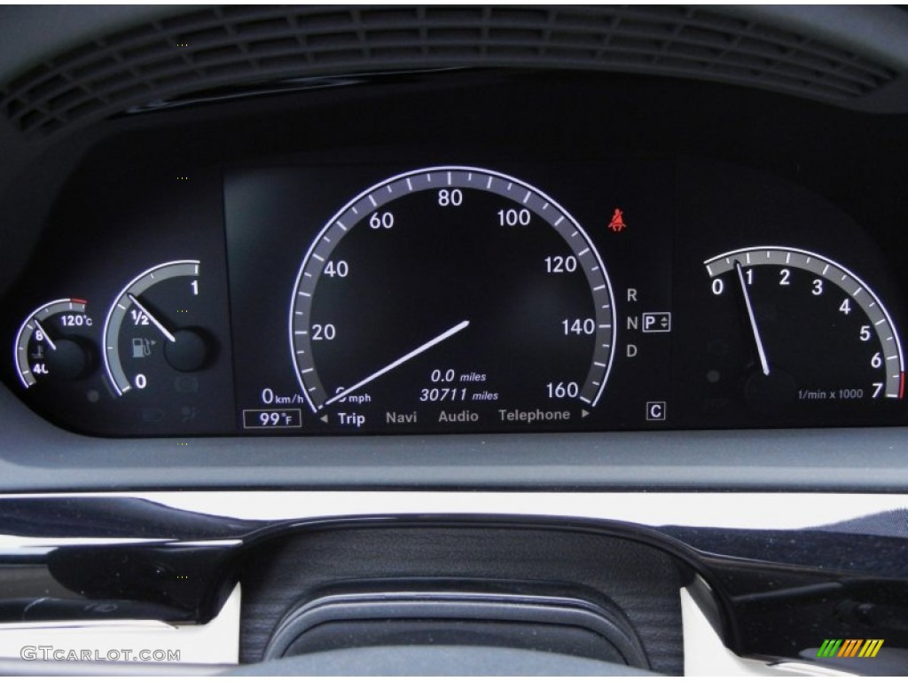 2008 Mercedes-Benz S 550 Sedan Gauges Photo #52224964