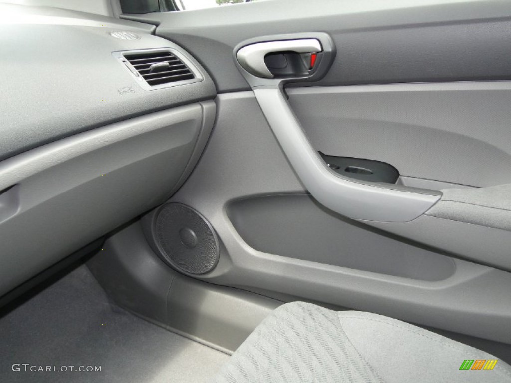 2011 Civic LX Coupe - Polished Metal Metallic / Gray photo #20