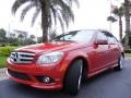 Mars Red 2010 Mercedes-Benz C 300 Sport Exterior