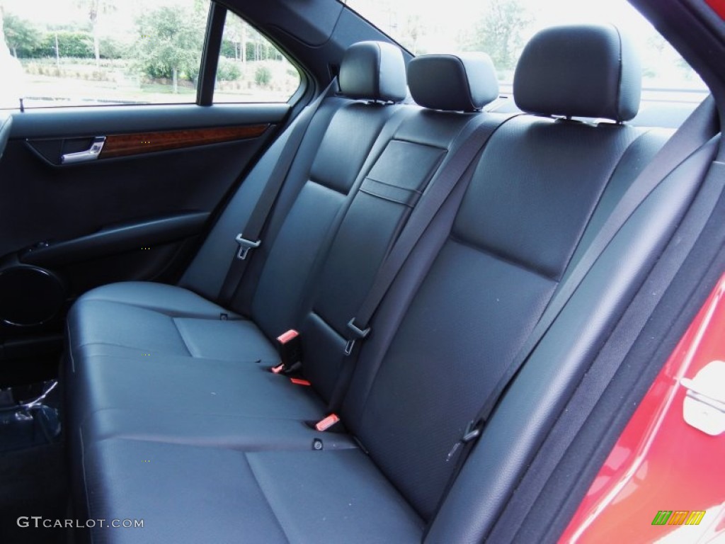 Black Interior 2010 Mercedes-Benz C 300 Sport Photo #52225315