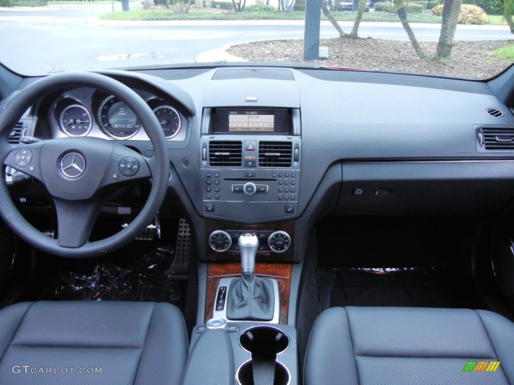 2010 Mercedes-Benz C 300 Sport Black Dashboard Photo #52225369