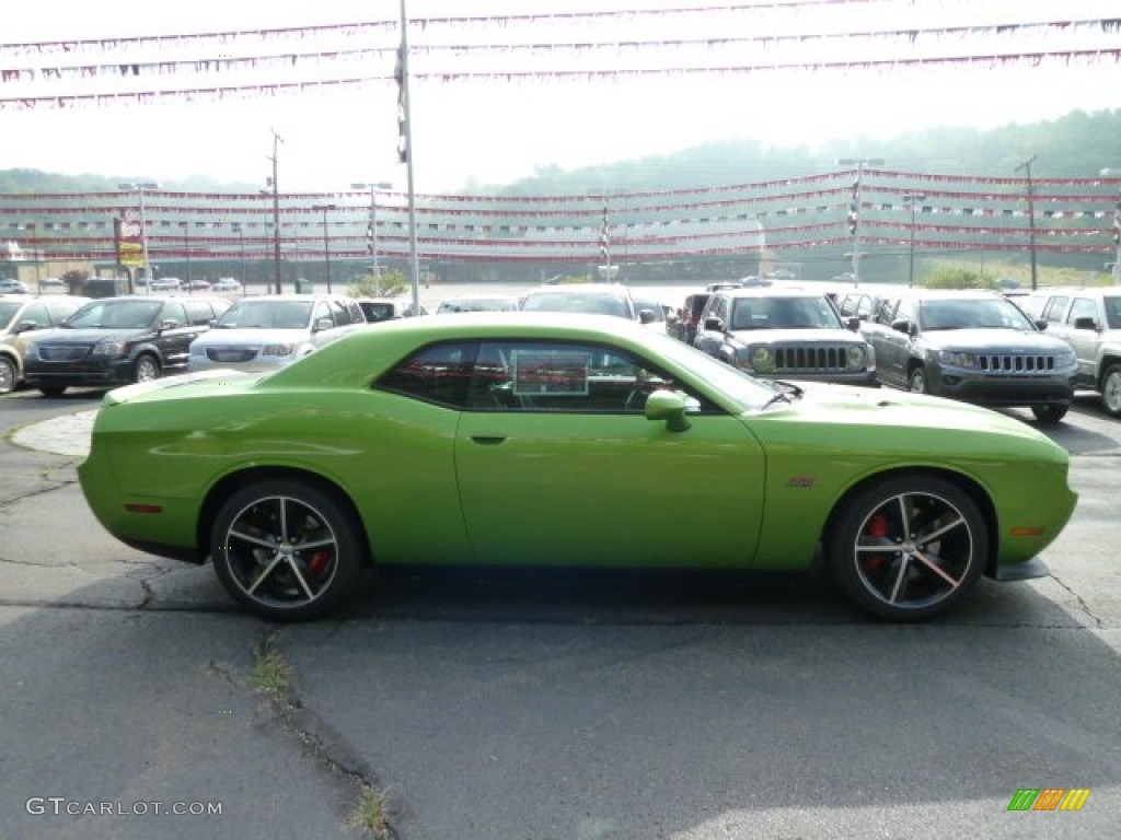 2011 Challenger SRT8 392 - Green with Envy / Dark Slate Gray photo #6