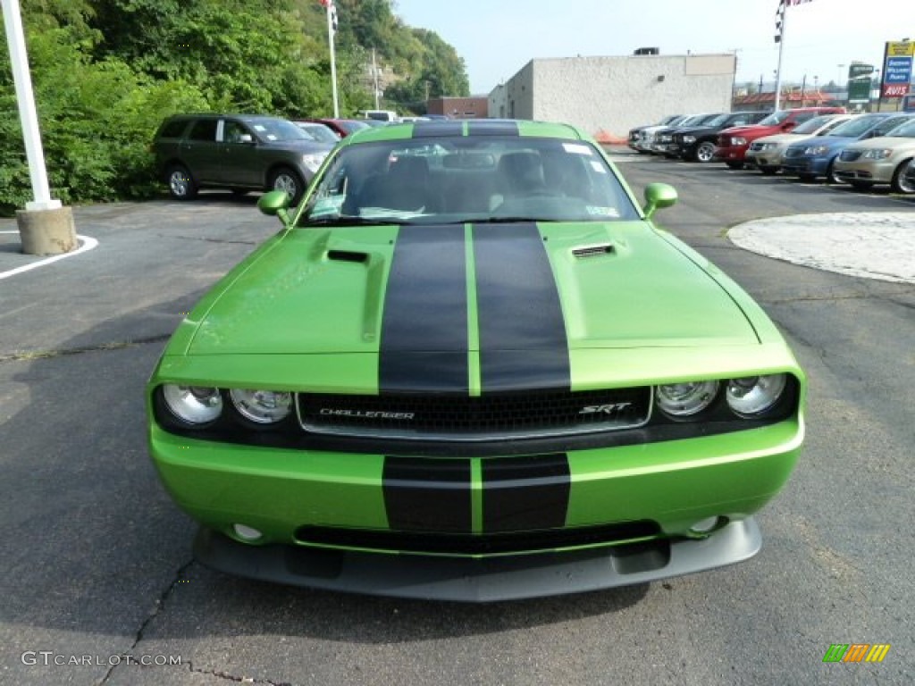 2011 Challenger SRT8 392 - Green with Envy / Dark Slate Gray photo #8