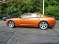 2011 Toxic Orange Pearl Dodge Charger R/T Plus  photo #2