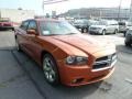 2011 Toxic Orange Pearl Dodge Charger R/T Plus  photo #7