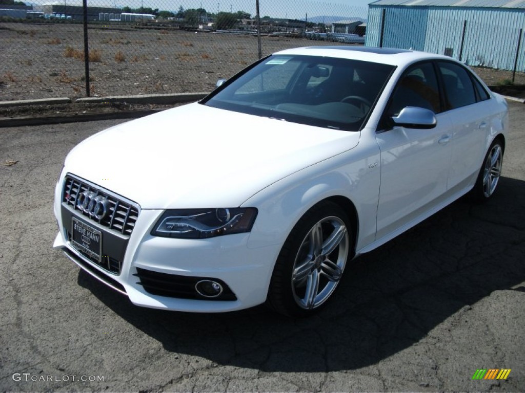 Ibis White 2012 Audi S4 3.0T quattro Sedan Exterior Photo #52226821