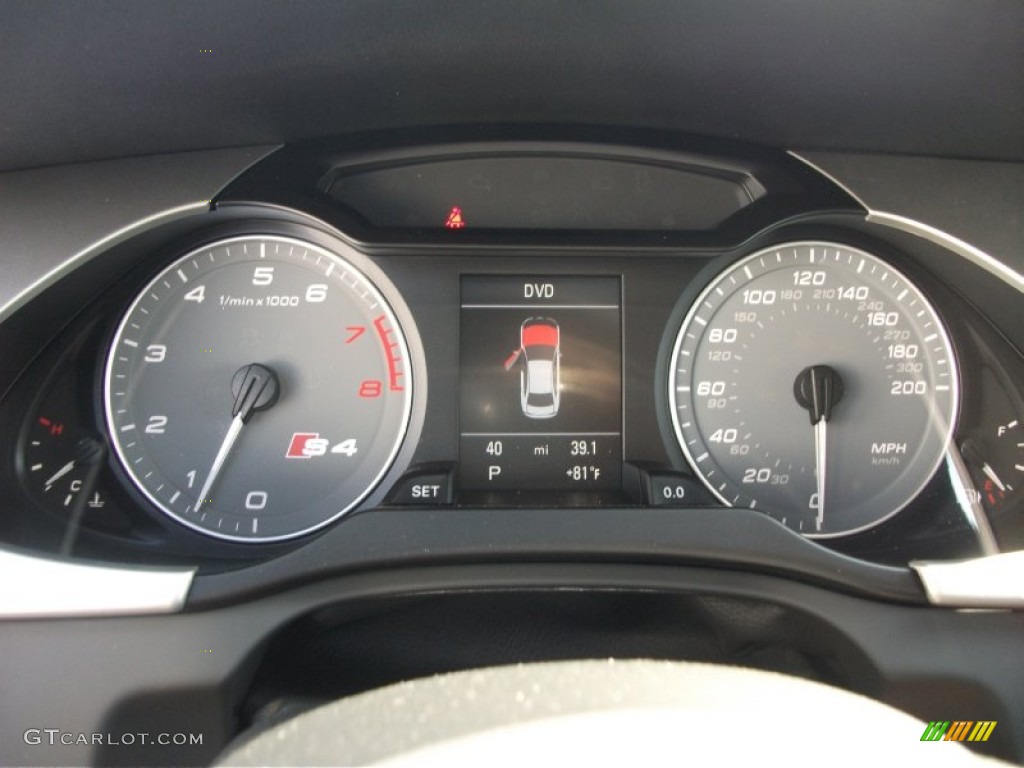 2012 Audi S4 3.0T quattro Sedan Gauges Photo #52226929