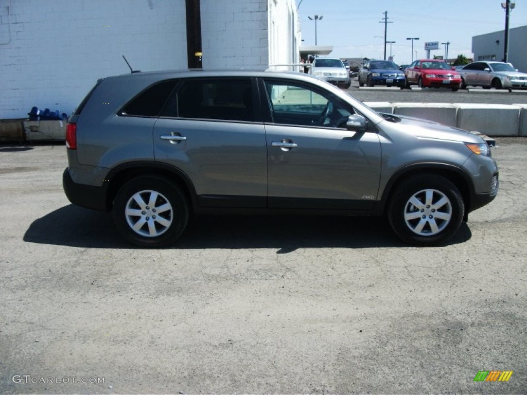 2011 Sorento LX AWD - Titanium Silver / Black photo #5