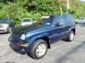 2002 Patriot Blue Pearlcoat Jeep Liberty Limited 4x4  photo #1