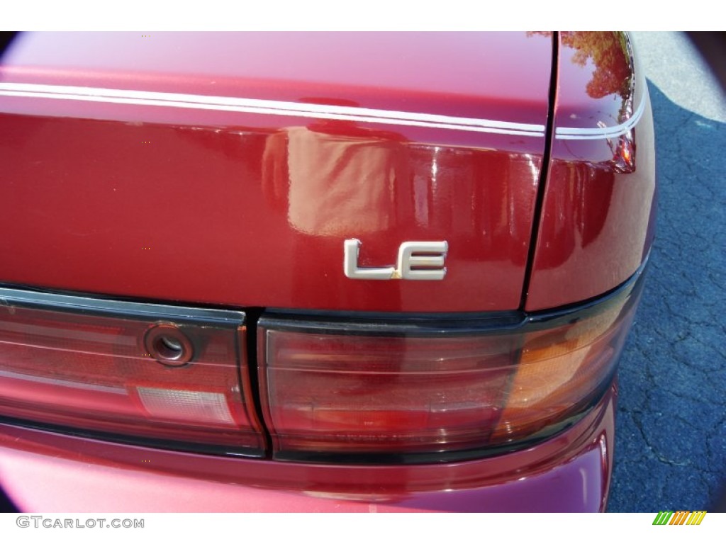 1994 Camry LE Sedan - Sunfire Red Metallic / Gray photo #15