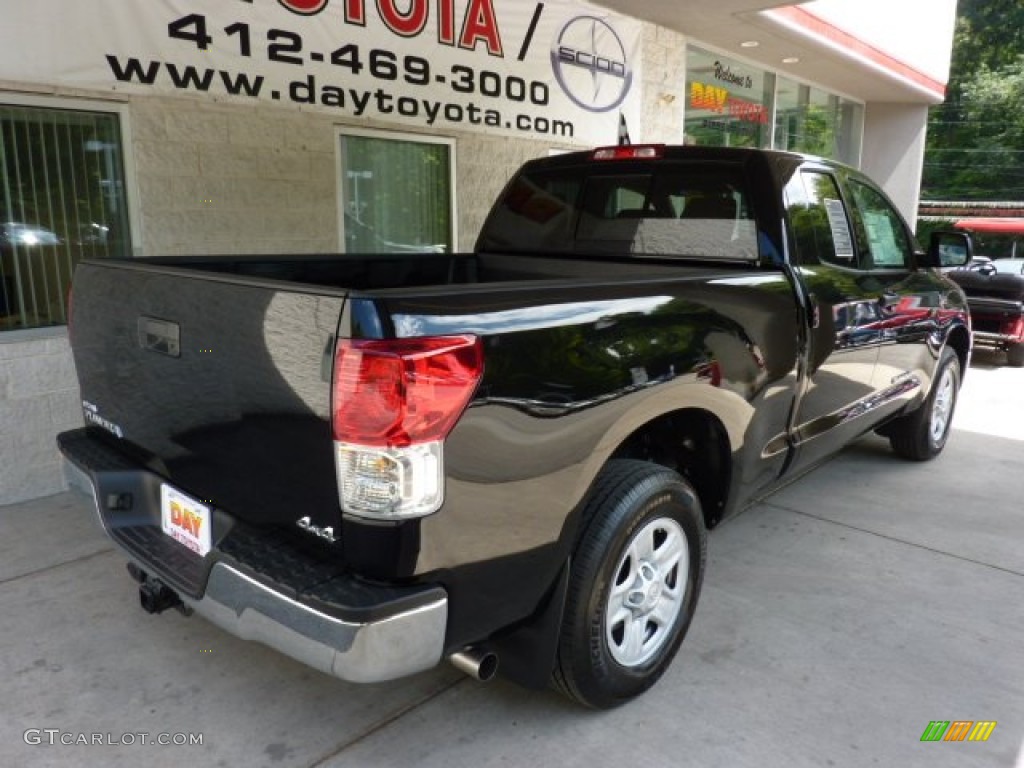 2011 Tundra Double Cab 4x4 - Black / Sand Beige photo #2